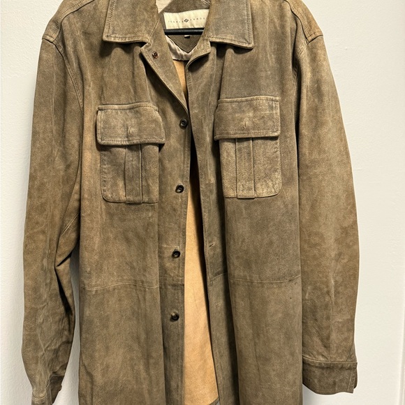 Joseph Abboud Brown Suede Jacket - Picture 1 of 2